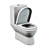 SSWW CT2045 Outdoor Toilet: High Quality, Efficient, and Stylish 3D model small image 2