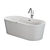 SSWW M707 Acrylic Bathtub - Sleek, Strong, and Spacious 3D model small image 1