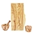 Modern Rustic Olive Wood Serveware 3D model small image 4