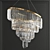 Glamorous Crystal Chandeliers Collection 3D model small image 4