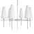 Anke Chandelier: Modern Loft Style 3D model small image 2