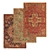 Luxury Carpet Set - High-Quality Textures - 3 Variants 3D model small image 1