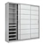 Modus MS163 Narrow Sliding Wardrobe 3D model small image 5