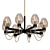 Elegant Freya Tara FR5028PL Chandelier 3D model small image 1
