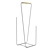 Contemporary Brass Paper Clip Floor Lamp 3D model small image 4