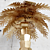 Brass Palm Table Lamp - HKLiving 3D model small image 2