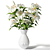 Elegant Lily Trio in Mr & Mrs Muse 3D model small image 2