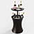 Giantex Rattan Cool Bar Table 3D model small image 1