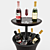 Giantex Rattan Cool Bar Table 3D model small image 4