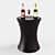 Giantex Rattan Cool Bar Table 3D model small image 5