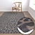Luxury Carpet Set: High-quality Textured Carpets for Close and Distant Views 3D model small image 5