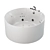 SSWW AX223 Round Acrylic Whirlpool Tub 3D model small image 1