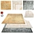 Vintage Green Tone Carpet Set - ZARA HOME 3D model small image 1