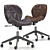 Argos Boutique Faux Leather Office Chair: Elegant Style for Your Workspace 3D model small image 1