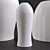 Elegant Porcelain Vase 3D model small image 2