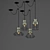 Urban Loft Pendant Lights: Concrete Shade in Metal Frame 3D model small image 2