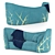 Zelda Velvet Sofa with Gold Details 3D model small image 2