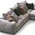 Modern Asolo Flexform Sofa 3D model small image 2