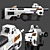 Futuristic Blaster Gun 3D model small image 2