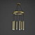 Rhea Pendant Lights on Ring Frame 3D model small image 1