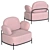 Modern Coco Armchair: Comfort and Elegance 3D model small image 5