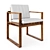 Elegant Wooden Chair: Sedia 3D model small image 1
