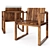 Elegant Wooden Chair: Sedia 3D model small image 3