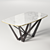 Elegant Marble Dining Table 3D model small image 1