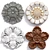 Elegant Decor Wall Rosettes 3D model small image 1