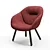 Modern Armchair: HAY AAL 82 Soft 3D model small image 3