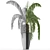 Exotic Palm Tree: House Plant 41 3D model small image 3
