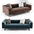 Elegant QM Sofa: Sleek & Spacious 3D model small image 1