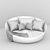 B&B Bebitalia Sofa 3D model small image 4