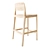 Solid Wood Stool | 470x470x900mm 3D model small image 4