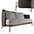 Stylish Minotti Sofa Tape 3D model small image 1