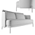 Stylish Minotti Sofa Tape 3D model small image 2