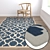 High-Quality Carpet Set - 3 Variations 3D model small image 5