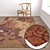 Luxury Rug Set with High-Quality Textures 3D model small image 5