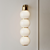 PEARLS Wall Light: Elegant LED Glass Lamp 3D model small image 3