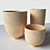 Sato Wooden Vases - Handcrafted Elegance 3D model small image 1