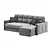 Luxury Minotti Moon Seater Sofa 3D model small image 3