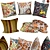 Elegant Floral Decor Pillows 3D model small image 1