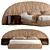 Elegant Ulisse Daytona Bed 3D model small image 1