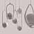 Lampatron Hoop Drop: Versatile Designer Chandelier 3D model small image 5