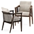 Viola Chair & Taro 6101 Table: Exquisite Design Duo 3D model small image 4