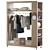 Elegant Decor Wardrobe: 3Dmax2013, OBJ, Vray 3D model small image 2