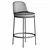 Caratos Bar Stool: Modern B&B Chair 3D model small image 4