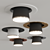 Fabbian Claque F43: Modern LED Ceiling Light 3D model small image 1