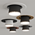 Fabbian Claque F43: Modern LED Ceiling Light 3D model small image 5