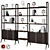 Eden-Rock Bookcase: Elegant Design, Spacious Storage 3D model small image 1